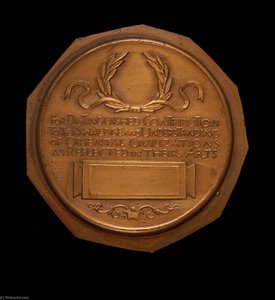 Charles Lang Freer Medal (reverse)
