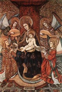 Madonna With Music-making Angels — Pere Garcia