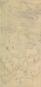 Fragment Of The Krakow Cloth Hall And The Frontage Of The Main Square — Stanislaw Wyspianski