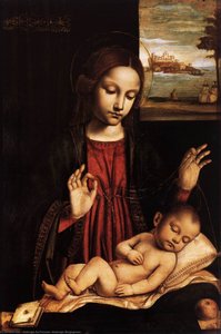 Virgin Of The Veil (madonna Del Velo) — Ambrogio Bergognone