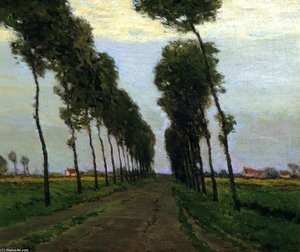 The Road To Sluis, Holland — Charles Warren Eaton