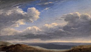 Study Of Clouds Over The Roman Campagna — Πιέρ-ενρί Ντε Βαλενσιάν