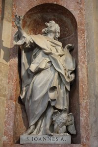 Statue Svatého Jana Evangelisty — Johannis Baptistae Vacca