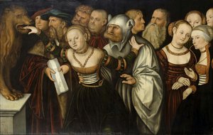 The Fable Of The Mouth Of Truth — Lucas Cranach The Elder