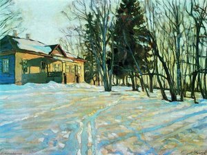 Evening In March — Stanislav Zhukovsky
