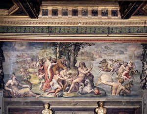 First Fruits Offered To Saturn — Giorgio Vasari