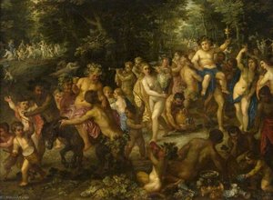 A Bacchic Procession — Hendrik Van Balen I