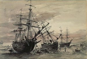 Brzegowce Na Plaży Brighton — John Constable
