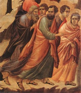 Christ Taken Prisoner (detail) — Duccio Di Buoninsegna