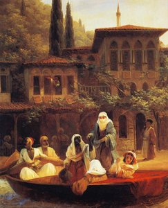 Boat Ride By Kumkapi In Constantinople — Ivan Konstantinovich Aivazovsky
