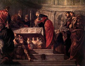 La Presentazione Di Cristo Nel Tempio — Jacopo Tintoretto