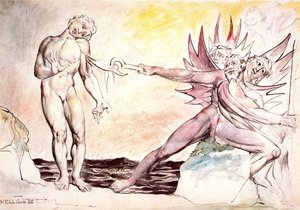 Ciampolo Torturowany Przez Diabły — William Blake