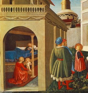 La Sainte-victoire Sauvée Par Saint Nicolas — Fra Angelico