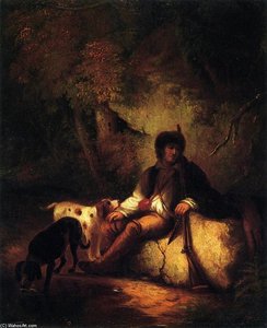 The Tired Hunter — Alvan Fisher