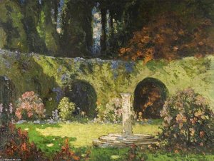 In An Old-world Garden