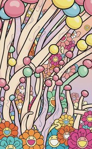 Ephemeral Bloom: A Murakami Reverie — Jacques Villedieu