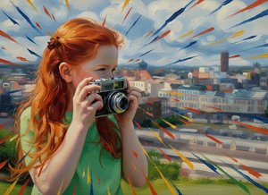 Ephemeral Echoes In Carmine And Azure — Jacques Villedieu