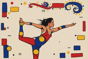 Spiral Bloom: A Miró Echo — Jacques Villedieu